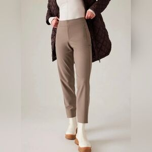 Athleta Taupe Stellar Trouser Size 4